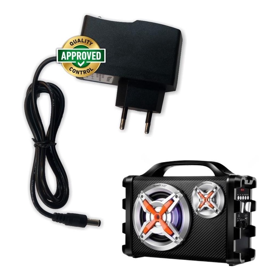 Carregador Para Caixa Som Mondial Mco-07 Thunder VII ( Fonte / Cabo de Forca / Cabo de Energia ) - R2530