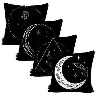 Kit 4 Capas Para Almofada Decorativas 45x45 C/ Ziper