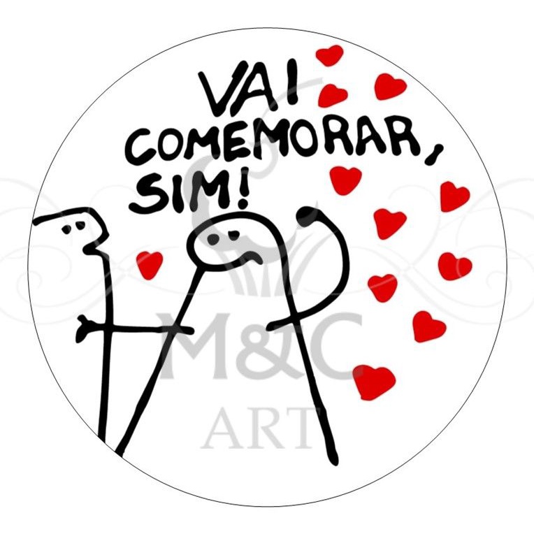 Papel De Arroz Bento Cake Flork Meme Vai Comemorar Sim | Shopee Brasil