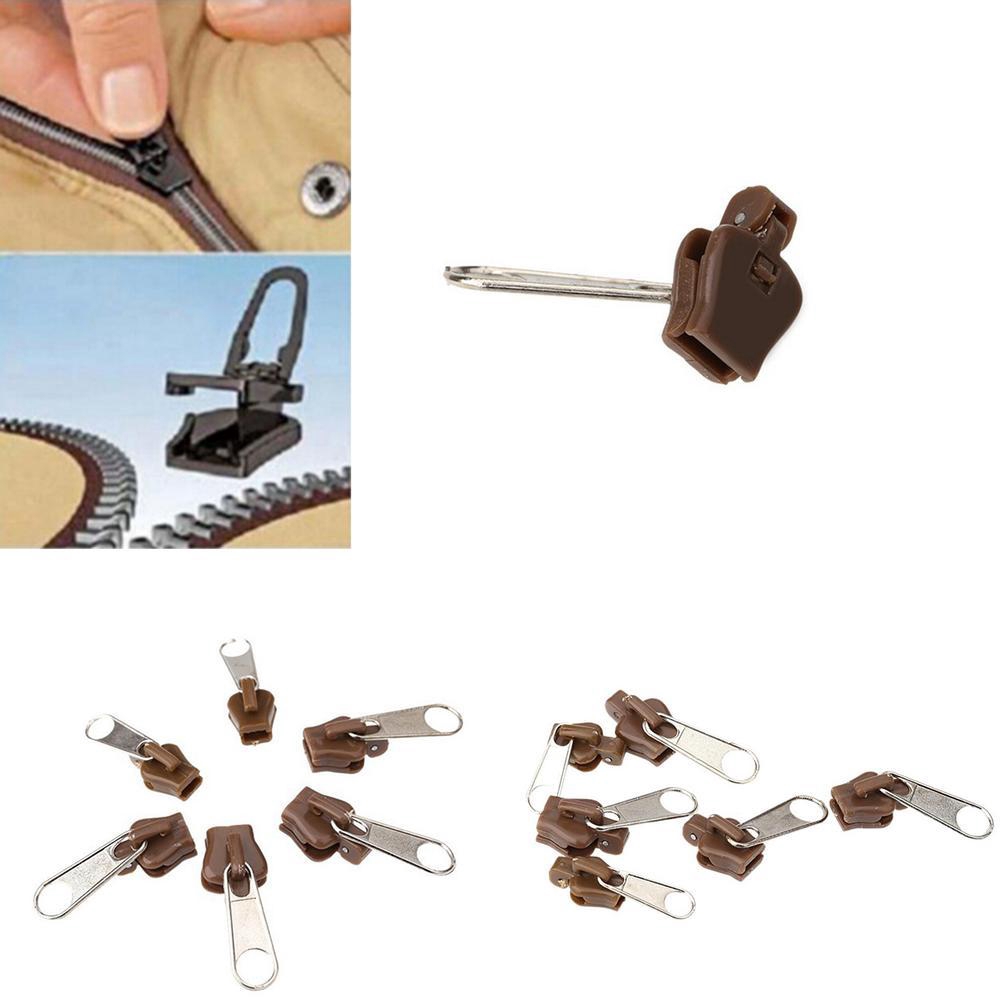 12 Pçs Kit De Reparo Reparo Instantânea Universal Zíper Zíperes 3 Dentes Zip C Z7I5