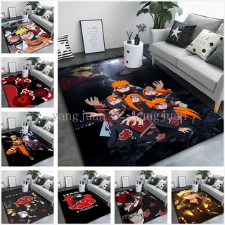 Naruto Cartoon Anime Tapete Sala de estar Sofá Mesa de centro Tapete Naruto, Sasuke Quarto Tapete de cabeceira Tapete de