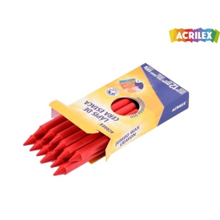 Lápis Profissional de Cera Estaca  - C/12 - Acrilex (Escolha a Cor) em Oferta na Shopee
