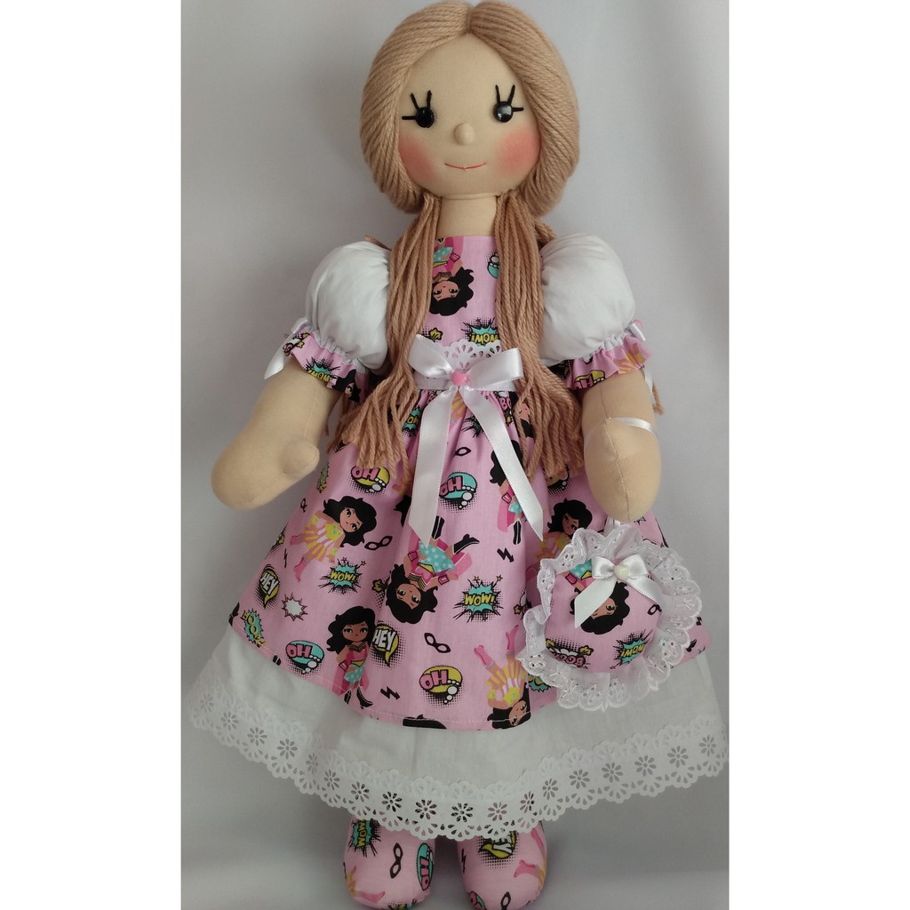 Boneca grande de pano Princesa Leticia III | Shopee Brasil