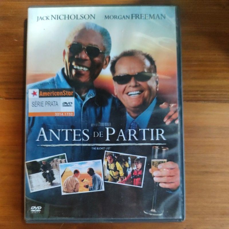 DVD Original Antes de Partir - Jack Nicholson e Morgan Freeman