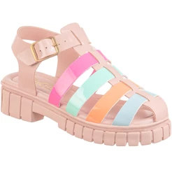 Sandália Infantil Menina Papete Aranha Moda Super Confortável Antiderrapante Emborrachada Teen
