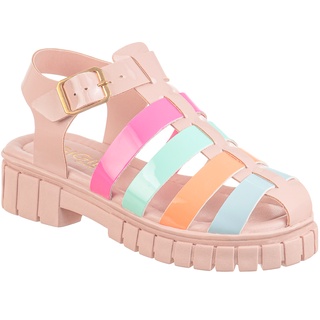Sandália Infantil Menina Papete Aranha Moda Super Confortável Antiderrapante Emborrachada Teen