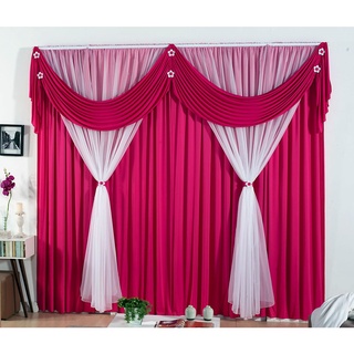 Cortina Jessica 2 Metros Com Voil P/ Quarto, Sala, Igrejas em Oferta na Shopee
