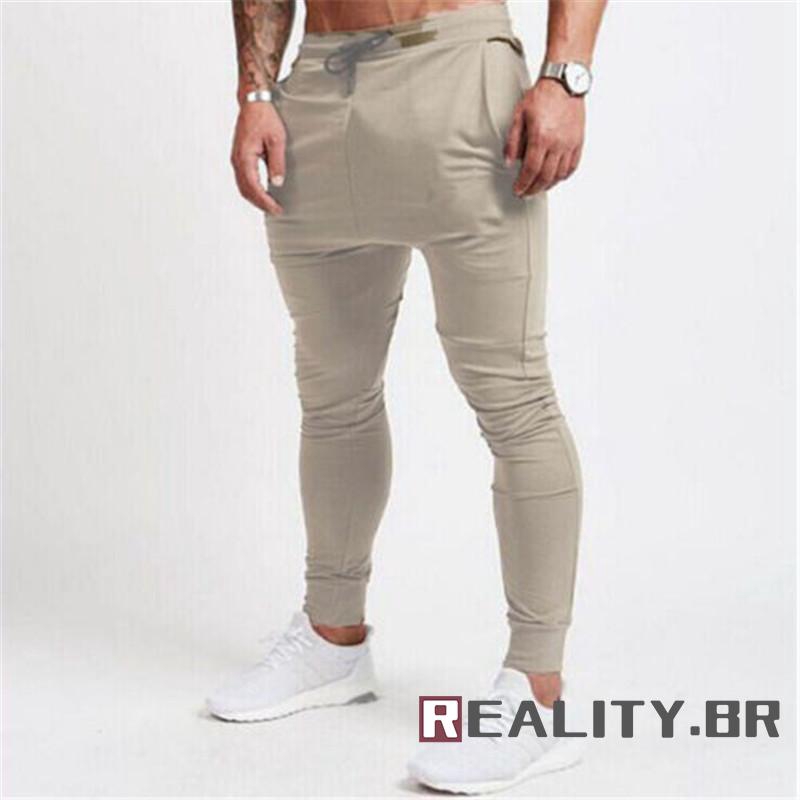calça slim fit masculina