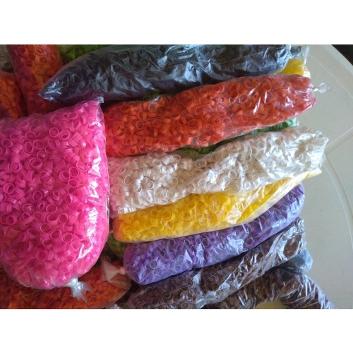 Anilhas Coloridas  4.5 mm Codornas chinesas, rolinha diamante ... (escolher quantidade no ato da compra)