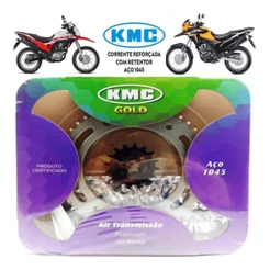 Kit Relacao Tracao Transmissao Nxr Bros 160 Xre 190 2015 2016 2017 A 2026 Com Retentor Original Kmc