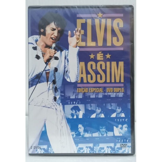 DVD Elvis É Assim - Edição Especial - Dvd Duplo (Novo/Lacrado/Original)