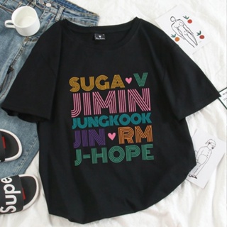 Camiseta Basica Algodao Boys cantor coreano Jim Hope Kpop Aesthetic em algodao Unissex em Oferta na Shopee