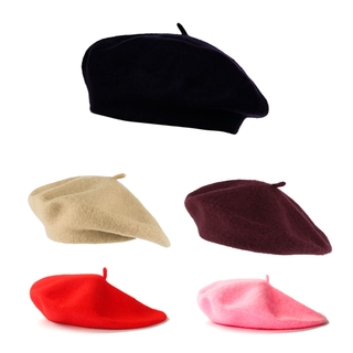 Chapéu De Boina Feminino , De Lã Francês De Inverno De Outono Senhoras | Unisex Beanie , 1 Pcs