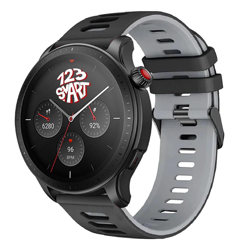 Pulseira de Silicone Esportiva e Camuflada para Amazfit GTR 4 3 2 GTR 47mm Stratos 1 2 3 Cheetah