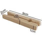 Kit 5 Prendedores De Roupas Madeira Grande kit 12 unidades em Oferta na Shopee