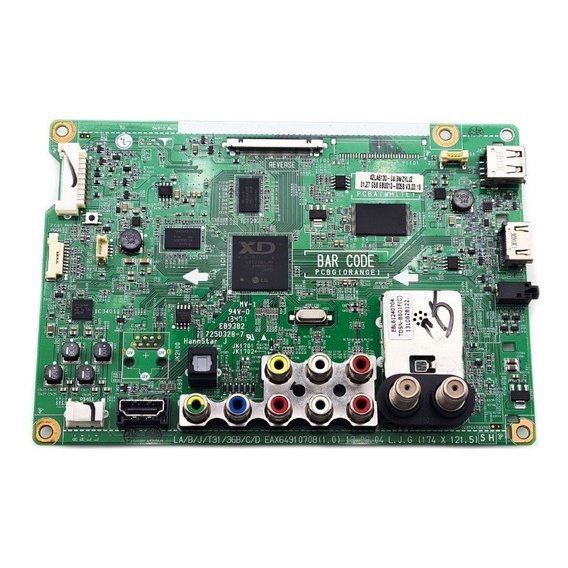 Placa Principal TV LG - EAX64910708 (1.0)  - 32LN5400