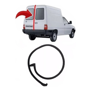 Borracha Porta Malas Fiorino Entre Porta Vertical Original em Oferta na Shopee