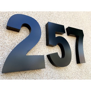 Número Residencial 15cm Aço Inox Preto em Oferta na Shopee