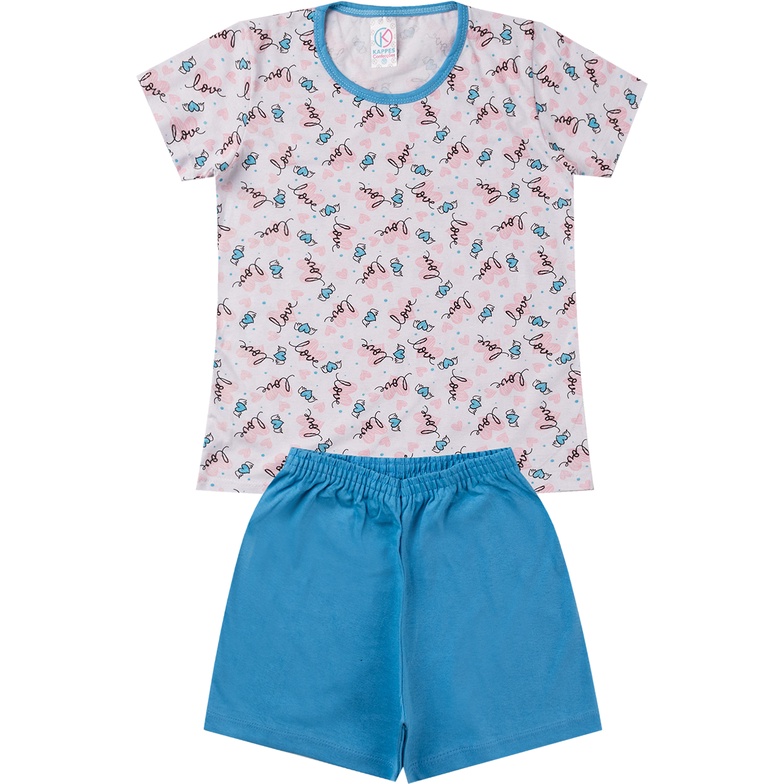 1 Pijama Infantil Menina Menino VERÃO 1 ao 8 Algodão