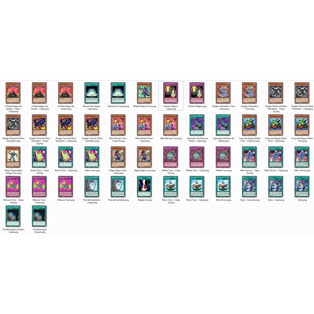 Cartas Yugioh - Deck Toon Mundo da Fantasia 50 cartas ORICA TCG Yu-Gi-Oh