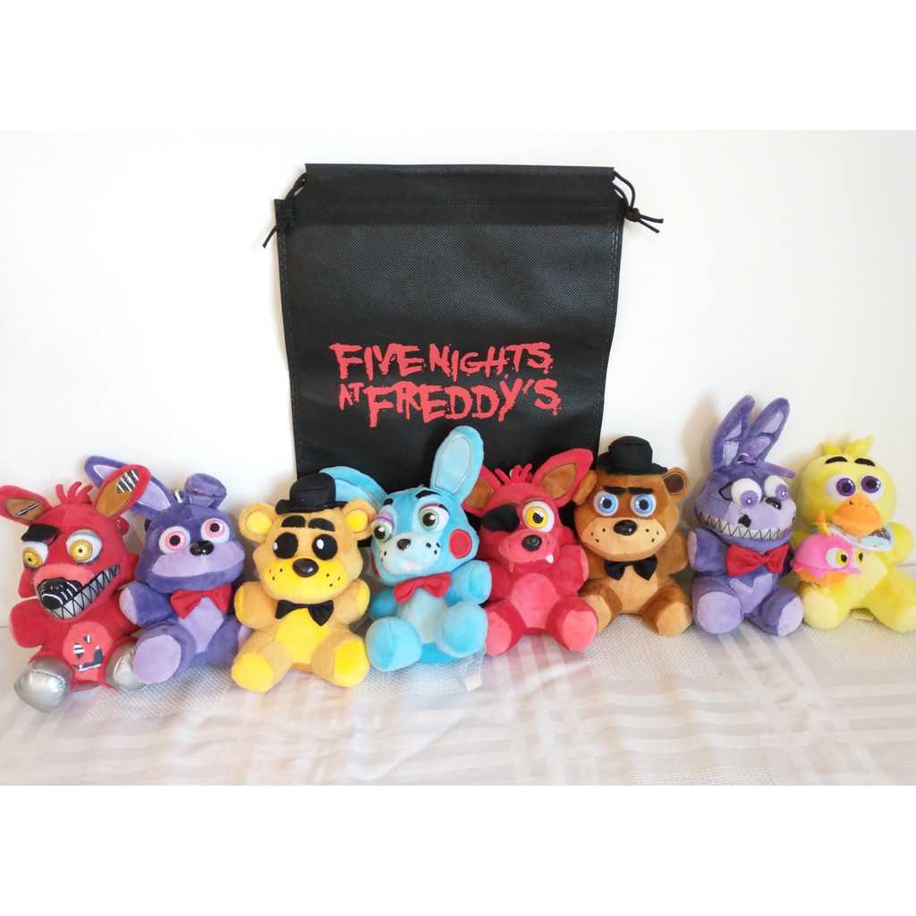 Pelúcia Five Nights at Freddy's com sacola FNAF inclusa - diversos modelos