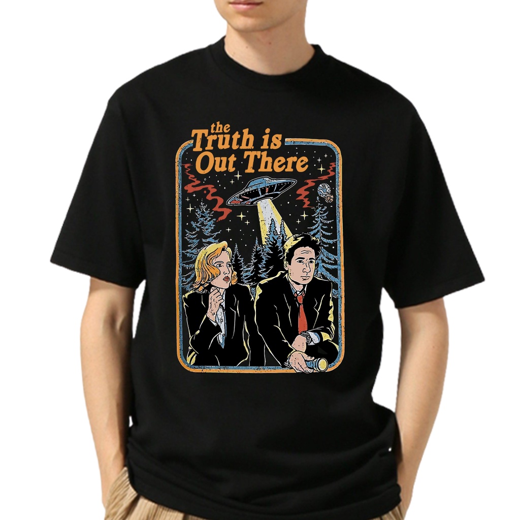 Camiseta Basica Camisa The Truth Is Out There Space Alien Serie Geek Unissex em Oferta na Shopee