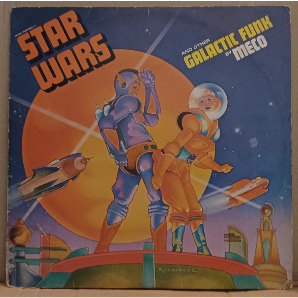 LP Disco De Vinil Meco - Star Wars And Other Galactic Funk - LP Muito Bom Capa Boa Com Danos Ver Fotos Ler Descrição