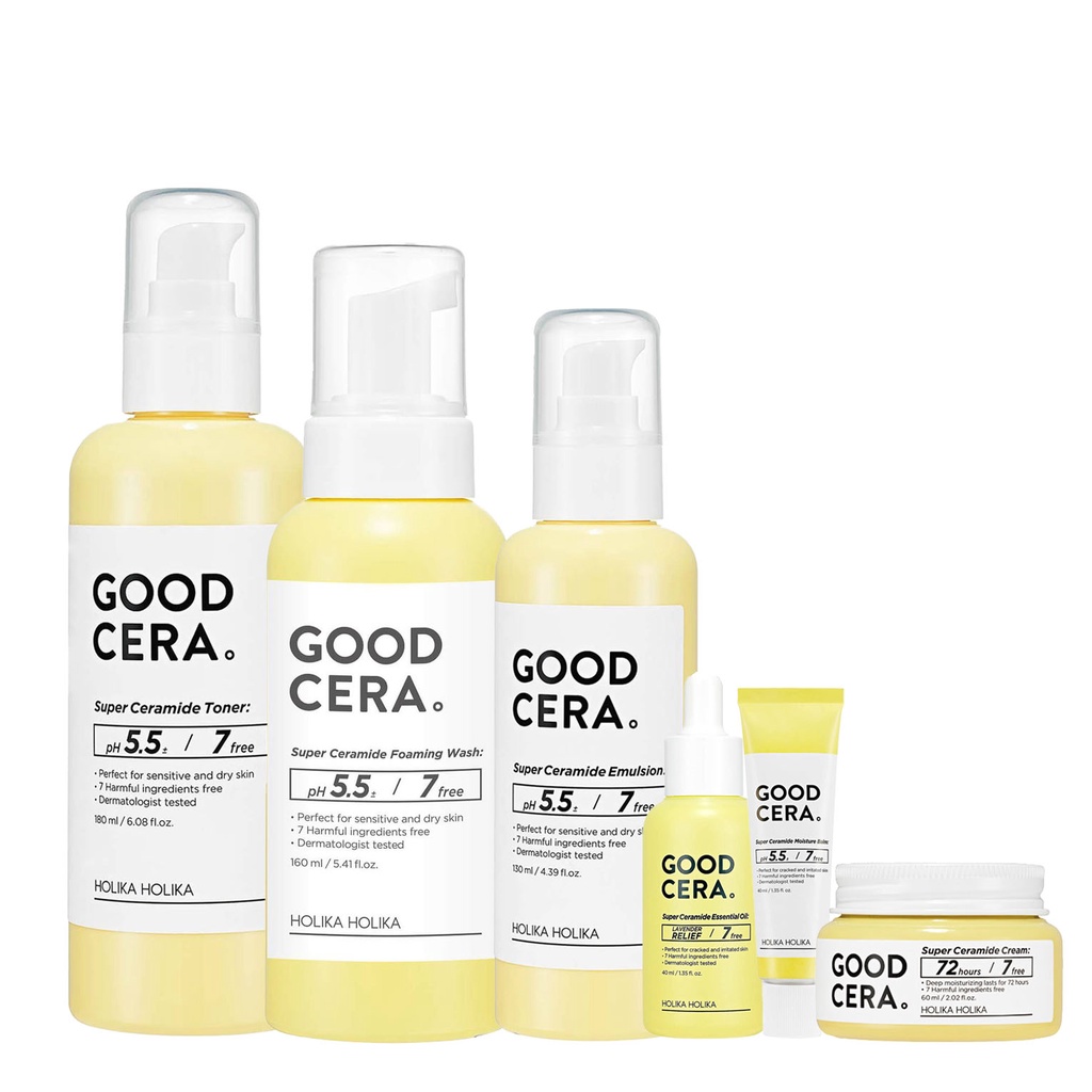 holika holika good cera skincare collection em Oferta na Shopee