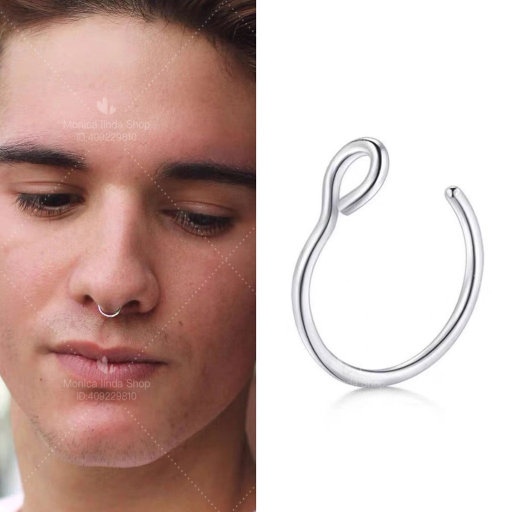 Piercing Fake Argola Septo nasal falso aço inox