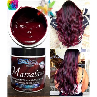 Mascara de Tratamento Matizadora Pigmentadora e Tonalizante Marsala 500 gramas em Oferta na Shopee