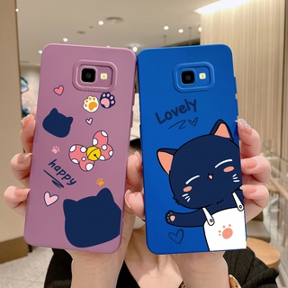 Samsung Galaxy J4 Plus J7 Prime Case Klein Blue Cute Cartoon Pintado À Prova De Choque Caixa De Telefone TPU Silicone Capa Macia
