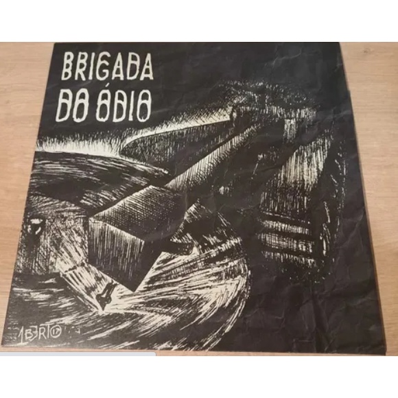 LP brigada do odio - novo - vinil preto, punk grindcore