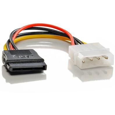 5 UNIDADES CABO FORCA ENERGIA ALIMENTACAO SATA ADAPTADOR CONVEROR MOLEX IDE PSU FONTE ATX 4 PINOS PARA SATA ENERGIA