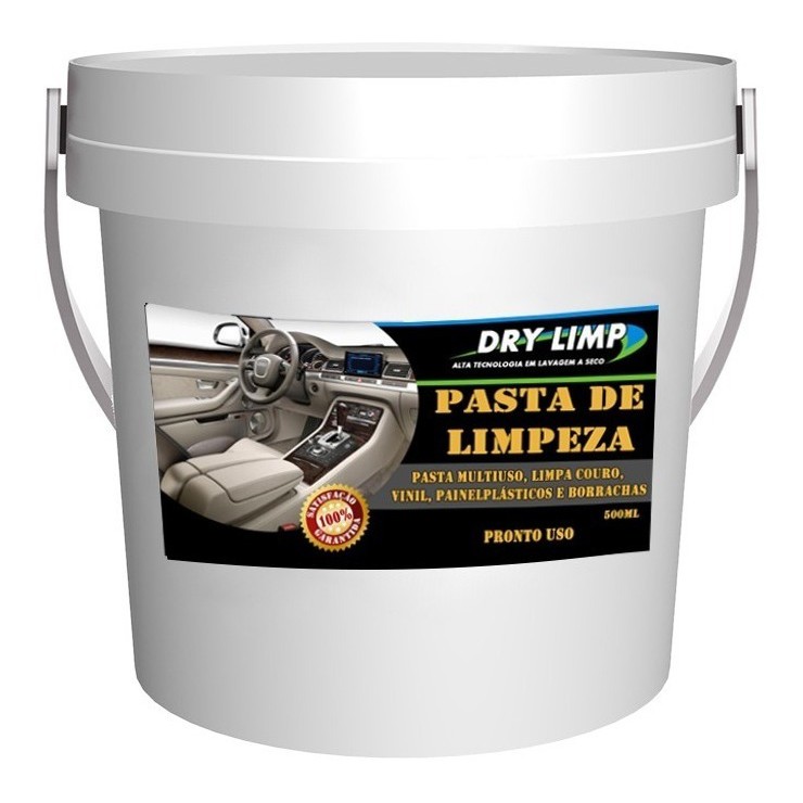 5 Un De Pasta De Limpeza Dry Limp Balde 500ml Lavagem A Seco