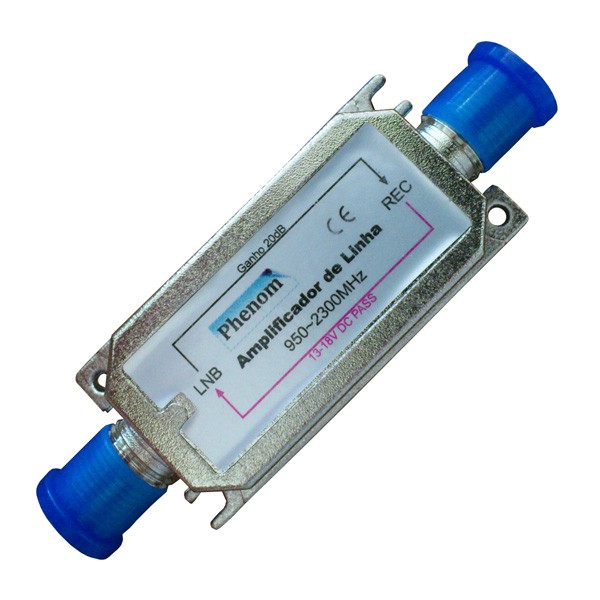Amplificador de Linha Satelite 20db Phenom - Promoção