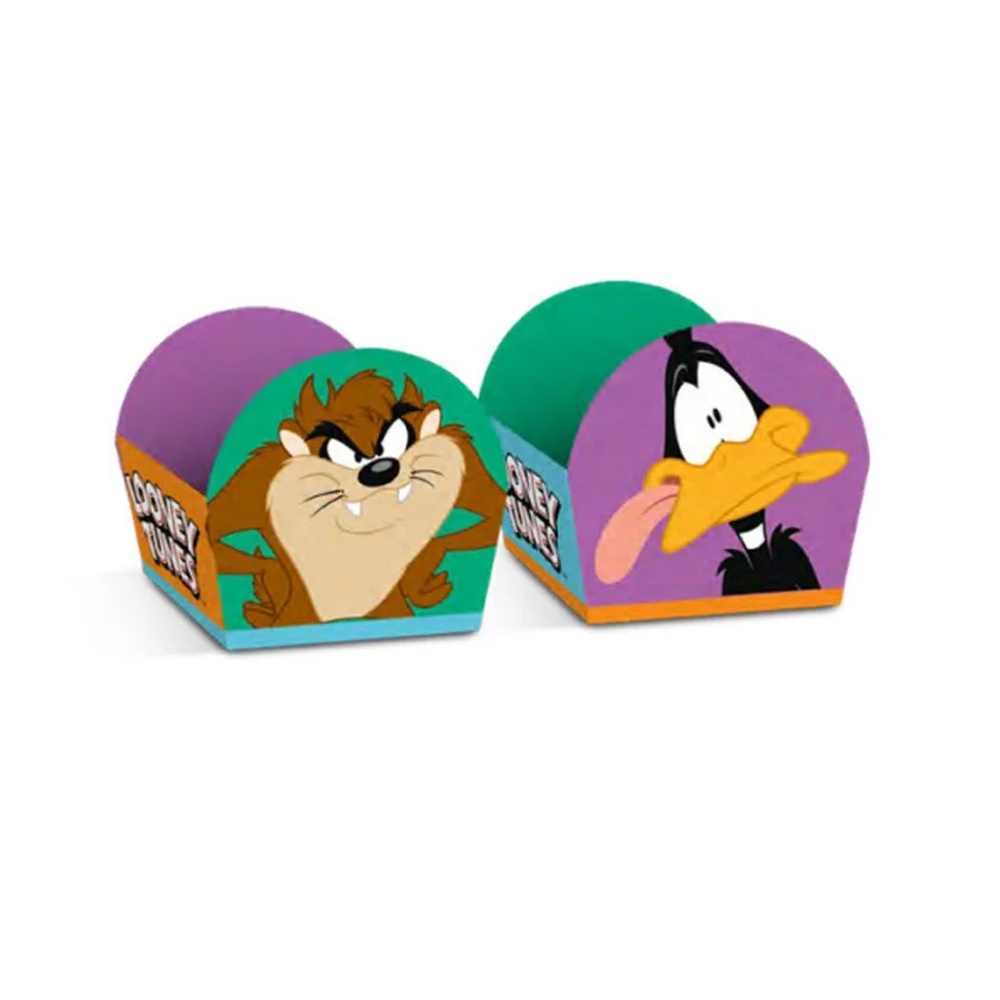 Forminha Para Doces Taz e Patolino Looney Tunes - 24 Unidades - Cromus - Rizzo em Oferta na Shopee