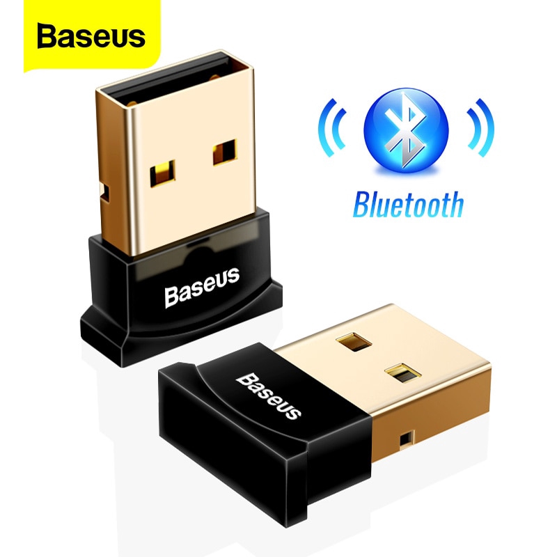 Baseus Bluetooth USB Dongle Adapter For PC Computer PS4 Mouse Aux Audio ...