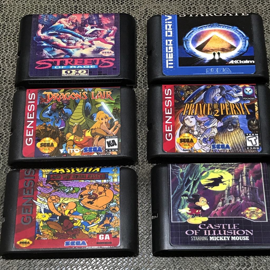 Jogos de mega drive lista 002 escorrega o pre o