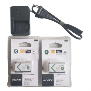 2 Baterias Sony Np-bx1 Frx1 Rx100 Hx300 + Carregador Bivolt em Oferta na Shopee