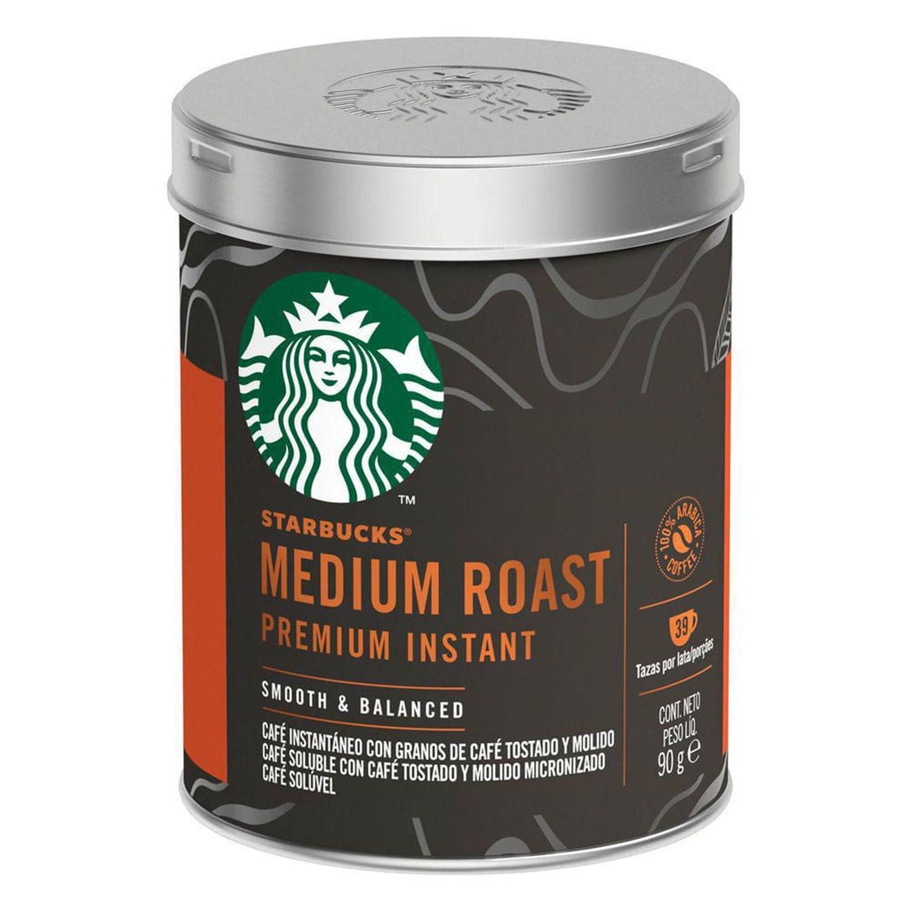 Caf Sol Vel Starbucks Medium Roast Premium Instant Lata G Shopee Brasil