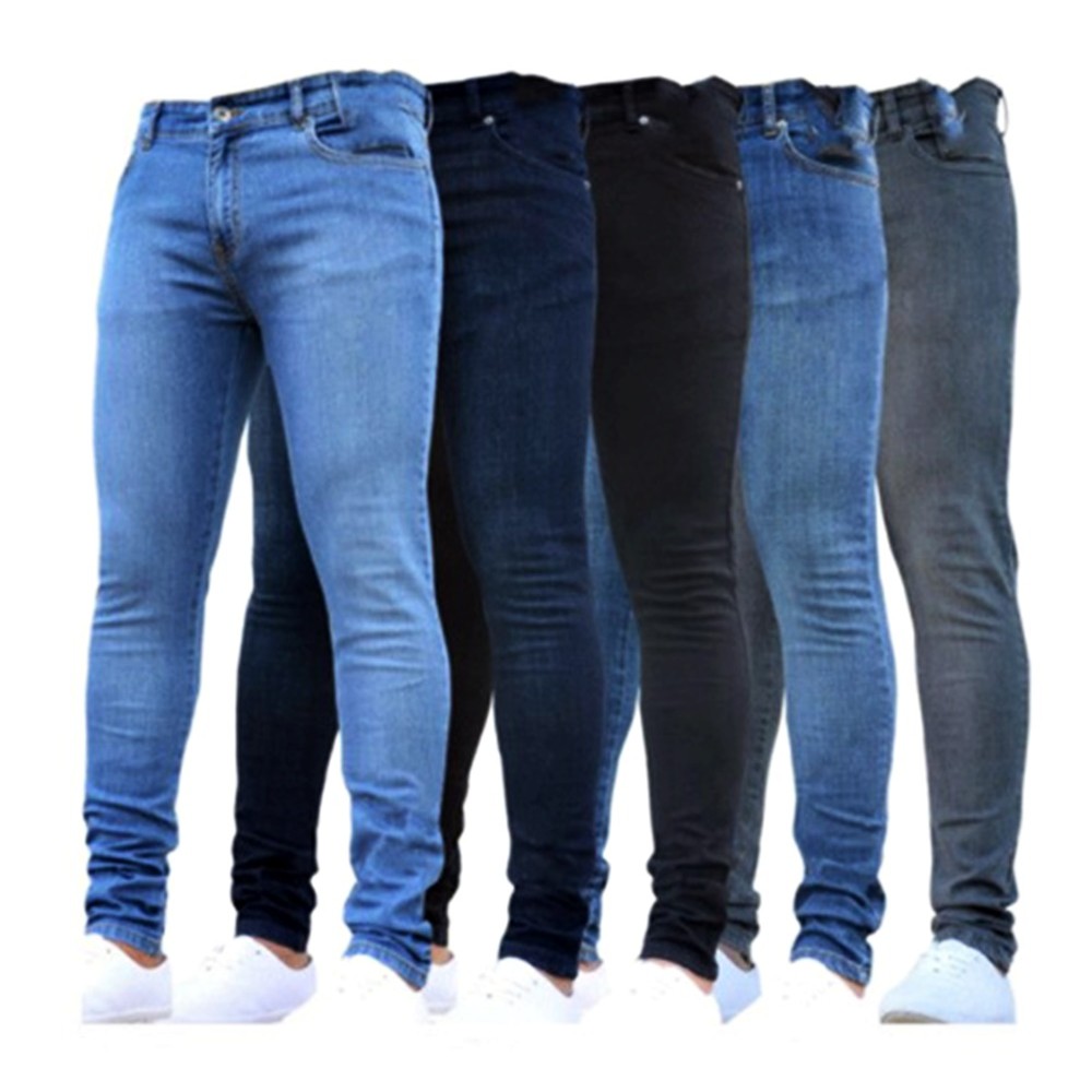 calca jeans slim masculina