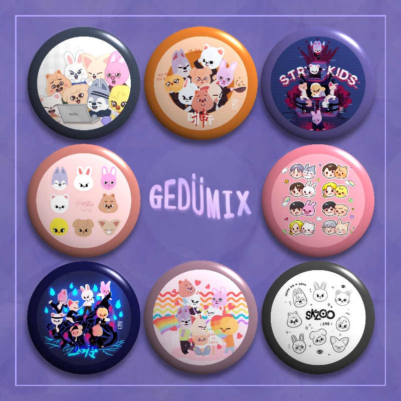 STRAY KIDS Broche Dezessete Peitoral BABYMONSYER RAMI AHYEON RORA ASA Pino De PVC SOOBIN YEONJUN Beomgyu Taehyun Huening I.468208505