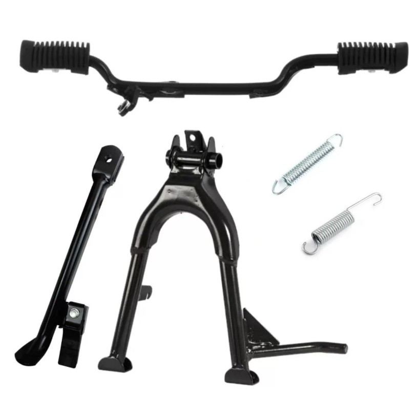 Cavalete pe Central + lateral + estribo + mola Titan fan 150 2004 A 2015 fan 125 2009 2021 fan 160 start