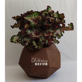 Vaso de Planta Decorativo Reciclável em Polietileno, Esfera Diamante Cód. 39