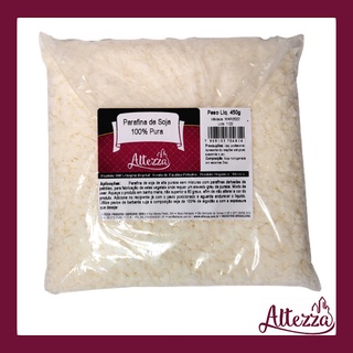 Parafina de Soja 100% Pura para Vela Vegetal - Isento de Mistura - Em escamas - 450 gramas