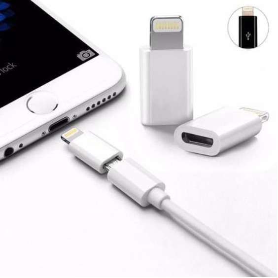 Adaptador Cabo Tipo Conector Otg USB V8 For  IPhone Smartphone Mac