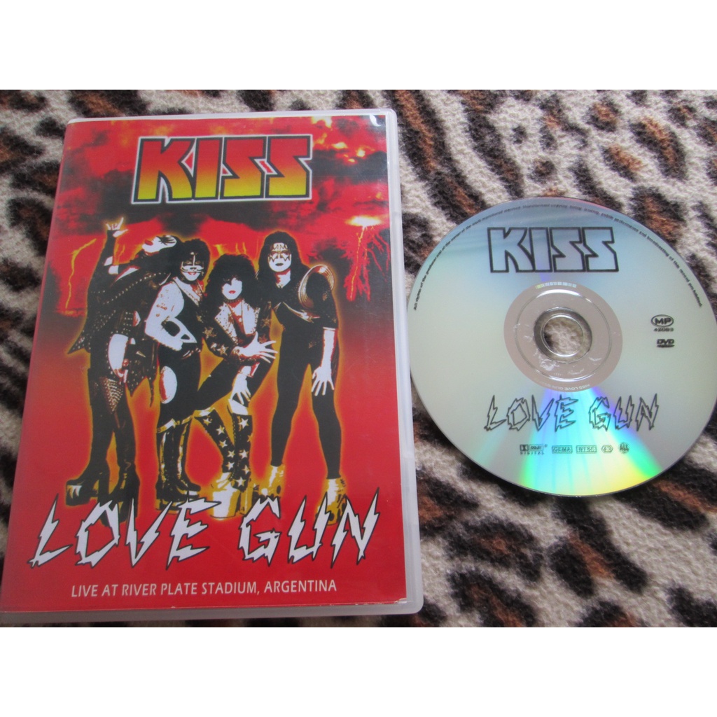 DVD - KISS - Love Gun - Live At River Plate Stadium , Argentina / Impecável / Original / Raro