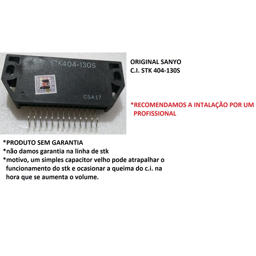 1 Peça Circuito Integrado Stk 404-130s Sanyo Japan 404-130s Stk