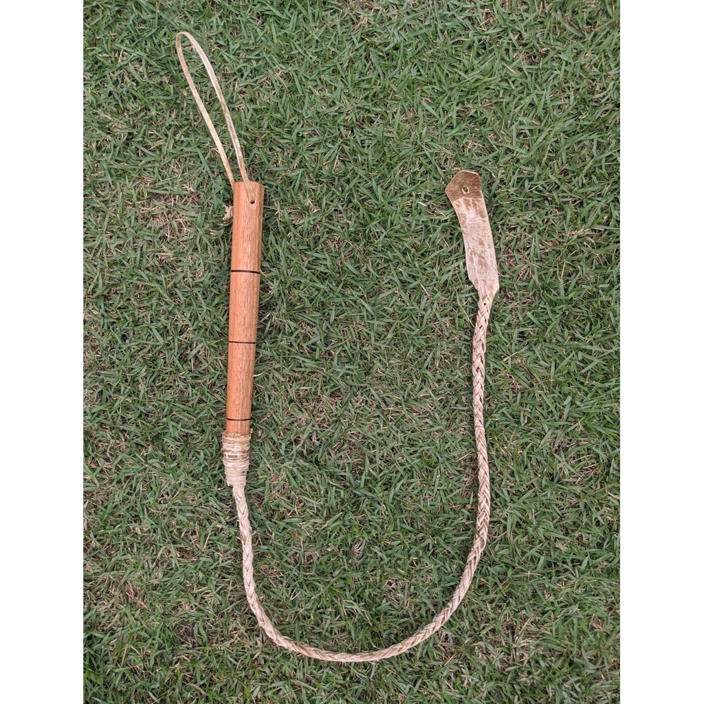 Tala Chicote Caipira Chicote Couro Cru Cavalo + Frete Gratis