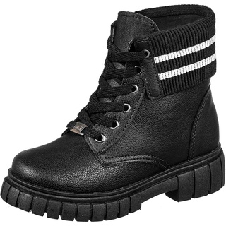 Bota Montaria GiGiL Teen Infantil Coturno Elástico Sola Tratorada Menina Cano Curto Confortável Moda Atual